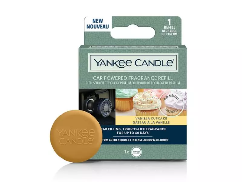 Yankee Candle Auto-Lufterfrischer Vanilla Cupcake Powered Fragrance Refill 1 Yankee Candle Auto-Lufterfrischer Vanilla Cupcake Powered Fragrance Refill