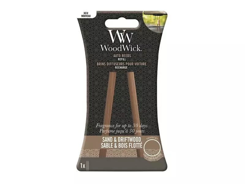 Woodwick Auto-Lufterfrischer Sand & Driftwood Reed Refill 1 Woodwick Auto-Lufterfrischer Sand & Driftwood Reed Refill