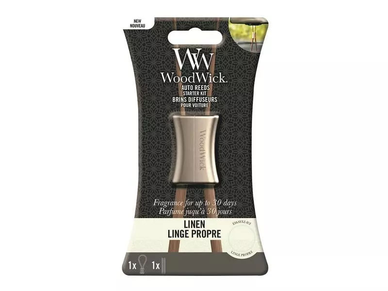 Woodwick Auto-Lufterfrischer Linen Reed Starter Kit 1 Woodwick Auto-Lufterfrischer Linen Reed Starter Kit