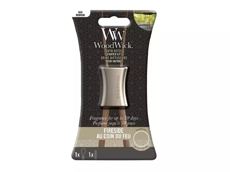 Woodwick Auto-Lufterfrischer Fireside Reed Starter Kit 1 Woodwick Auto-Lufterfrischer Fireside Reed Starter Kit