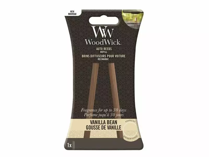 Woodwick Auto-Lufterfrischer Vanilla Bean Reed Refill 1 Woodwick Auto-Lufterfrischer Vanilla Bean Reed Refill