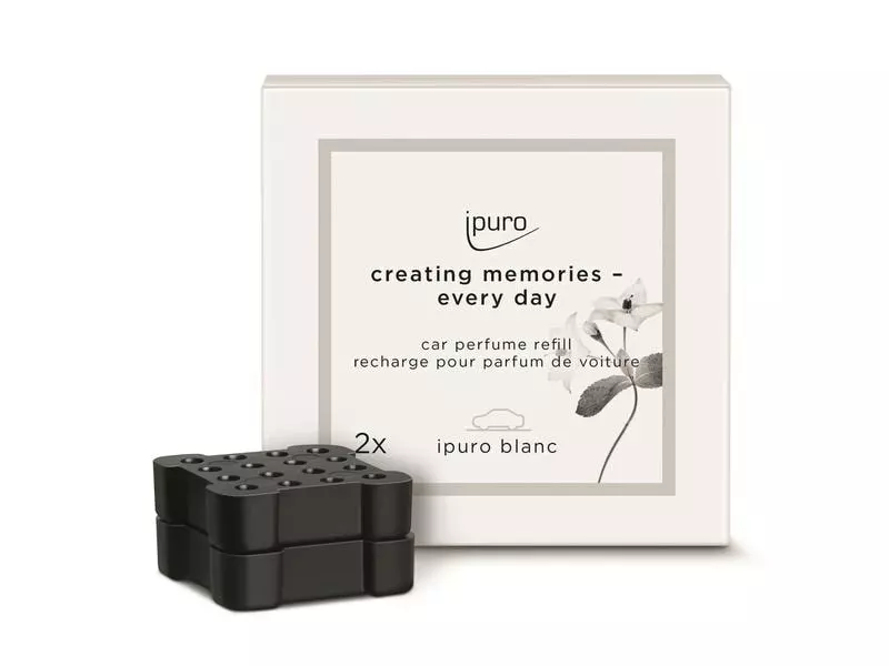 Ipuro Auto-Lufterfrischer Refill Blanc, 2 Stück 1 Ipuro Auto-Lufterfrischer Refill Blanc, 2 Stück