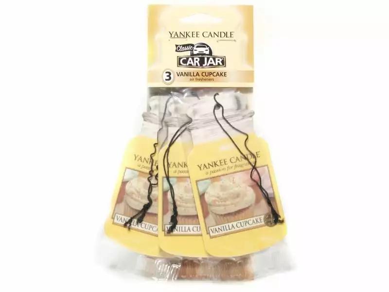 Yankee Candle Auto-Lufterfrischer Vanilla Cupcake Car Jars 3 Stück 1 Yankee Candle Auto-Lufterfrischer Vanilla Cupcake Car Jars 3 Stück