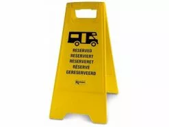 KAMPA Schild Reserved Sign