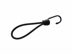 Zurrfix Haken mit Gummizugband 9 mm, Schwarz