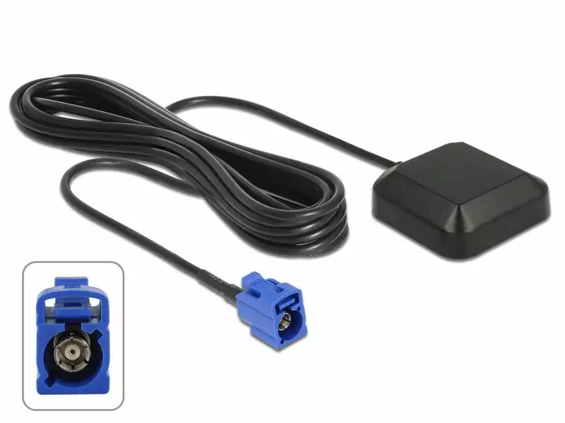 Delock Antenne GNNS GPS NL-69AT FAKRA C Buchse, 3m Kabel 1 Delock Antenne GNNS GPS NL-69AT FAKRA C Buchse, 3m Kabel