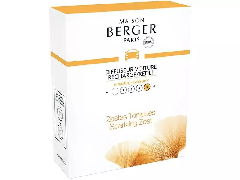 Maison Berger Autodiffusor Refill Energy Zestes Toniques 2 Stück 1 Maison Berger Autodiffusor Refill Energy Zestes Toniques 2 Stück
