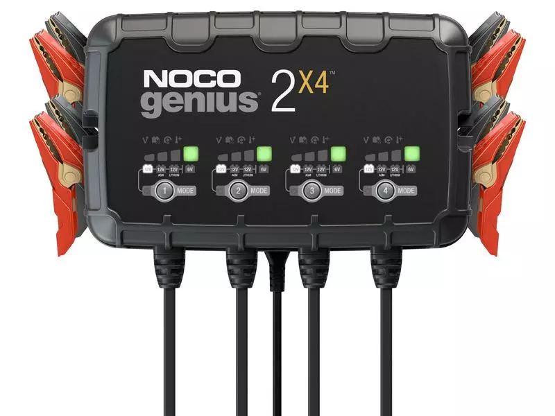 Noco Batterieladegerät GENIUS2X4 4x 6-12 V / 2 A 1 Noco Batterieladegerät GENIUS2X4 4x 6-12 V / 2 A