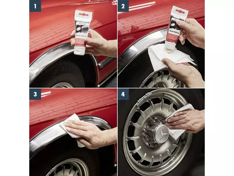 Sonax Metallentroster Chrom- & AluPaste 75 ml 3 Sonax Metallentroster Chrom- & AluPaste 75 ml – Bild 3