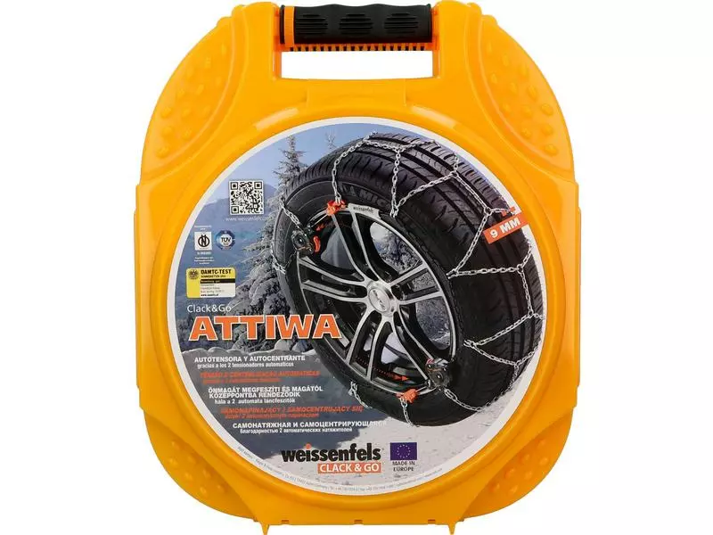 Weissenfels Stahlschneekette Attiwa Clack & Go 9 2 Weissenfels Stahlschneekette Attiwa Clack & Go 9 – Bild 2