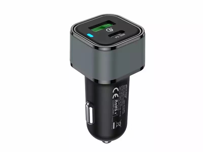 Nevox Autoladegerät Dual USB-C + USB-A 48W 2 Nevox Autoladegerät Dual USB-C + USB-A 48W – Bild 2