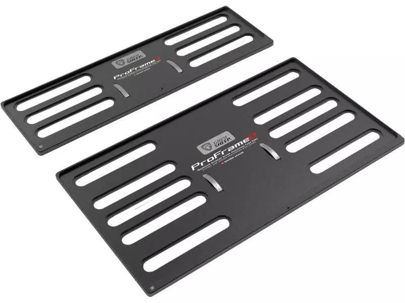 GREY SHEEP. Kennzeichenhalterset ProFrame 2, KFZ-hoch, Dark Knight Black 1 GREY SHEEP. Kennzeichenhalterset ProFrame 2, KFZ-hoch, Dark Knight Black