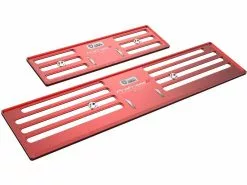 GREY SHEEP. Kennzeichenhalterset ProFrame 2, KFZ-lang, Velocity Red