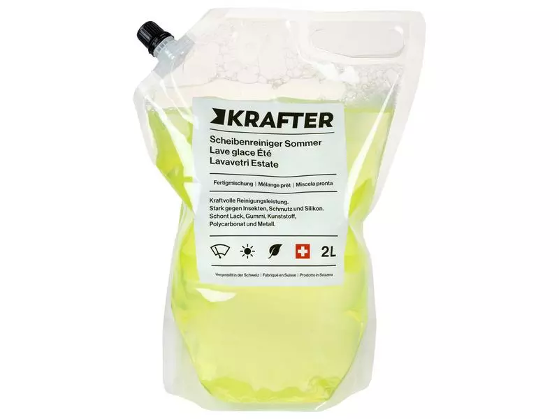 Krafter Sommer-Scheibenreiniger Citrus, 2 l 1 Krafter Sommer-Scheibenreiniger Citrus, 2 l