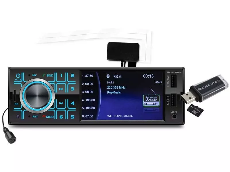 Caliber Autoradio RMD404 1 DIN 1 Caliber Autoradio RMD404 1 DIN