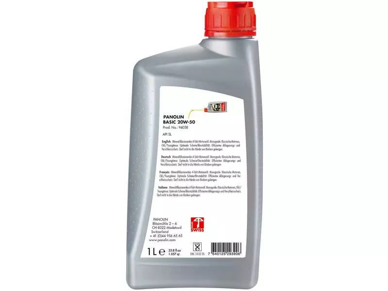 Panolin Motorenöl Basic 20W-50, 1 l 2 Panolin Motorenöl Basic 20W-50, 1 l – Bild 2