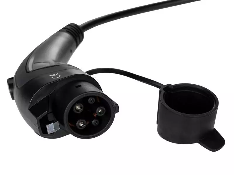 ANS Ladekabel Typ 2 auf Type 1 16 A glatt 5 m 2 ANS Ladekabel Typ 2 auf Type 1 16 A glatt 5 m – Bild 2