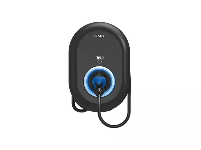 Vestel Ladestation EVCO4 Home Smart 22 kW, RFID, Kabel Typ 2, 5 m 1 Vestel Ladestation EVCO4 Home Smart 22 kW, RFID, Kabel Typ 2, 5 m