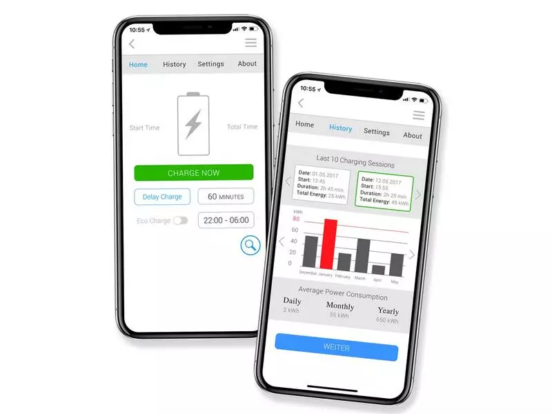 Vestel Ladestation EVCO4 Home Smart 22 kW, RFID, Kabel Typ 2, 5 m 7 Vestel Ladestation EVCO4 Home Smart 22 kW, RFID, Kabel Typ 2, 5 m – Bild 7