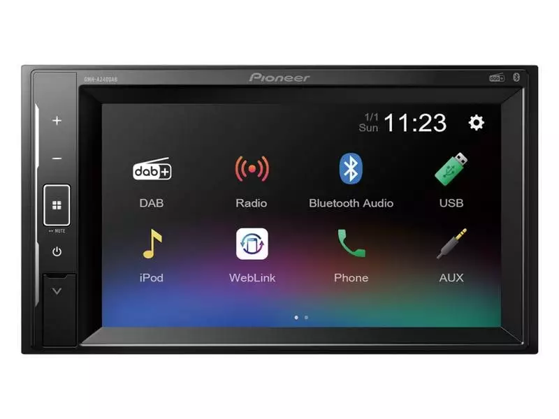 Pioneer Mediareceiver DMH-A240DAB 2 DIN 2 Pioneer Mediareceiver DMH-A240DAB 2 DIN – Bild 2