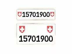 EASYKLICK Kennzeichenhalterset hoch, Chrom -Fahrzeug & Mobilität Sales 52231064 xxl