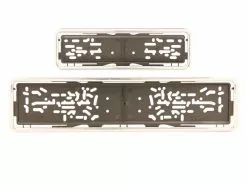 EASYKLICK Kennzeichenhalterset lang, Chrom -Fahrzeug & Mobilität Sales 52235814 xxl