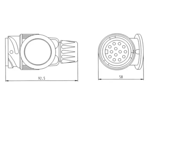 Südo Stecker 221019 13-polig 3 Südo Stecker 221019 13-polig – Bild 3