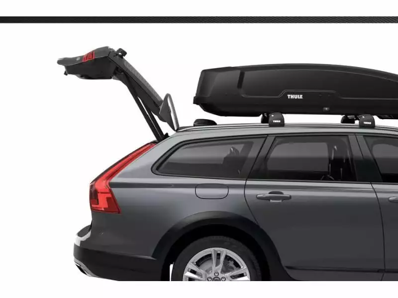 Thule Dachbox Force XT Alpine Schwarz 2 Thule Dachbox Force XT Alpine Schwarz – Bild 2