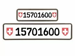 EASYKLICK Kennzeichenhalterset lang, Schwarz -Fahrzeug & Mobilität Sales 53061541 xxl