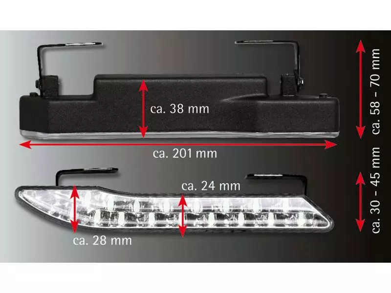 AEG Automotive Tagfahrlicht LK 18 PKW 2 AEG Automotive Tagfahrlicht LK 18 PKW – Bild 2