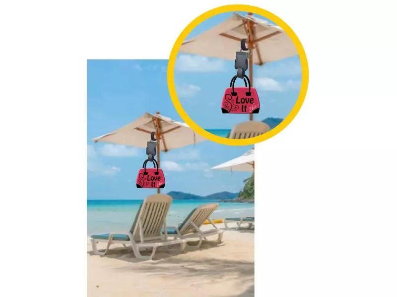 CLICI Gepäckhalter Klicksystem, Rot, 1 Stück 5 CLICI Gepäckhalter Klicksystem, Rot, 1 Stück – Bild 5