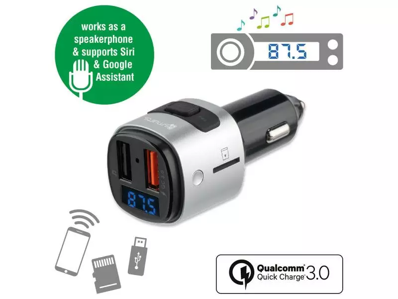 4smarts Kfz-FM-Transmitter Media & Assist 2 4smarts Kfz-FM-Transmitter Media & Assist – Bild 2