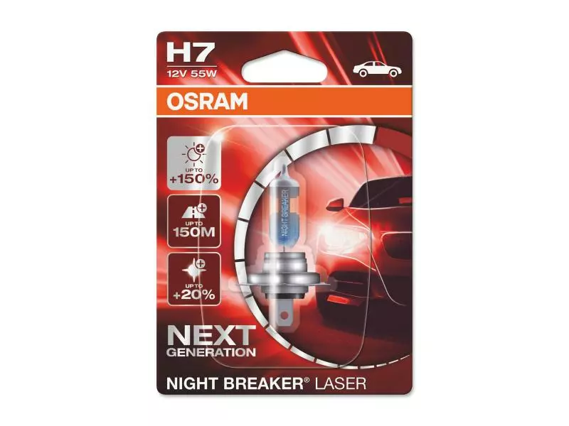 OSRAM H7 Halogenlicht Night Breaker PKW 1 OSRAM H7 Halogenlicht Night Breaker PKW