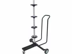 HP Autozubehör Felgenbaum Reifenwagen mit Feststellbremse