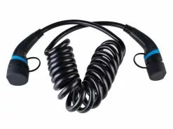 FURBER.power Ladekabel für Elektroauto Typ 2 (7.4kW) 5m Spiralkabel