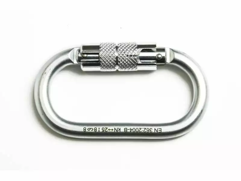 Zurrfix Stahlkarabiner mit Twistlockverschluss 1 Zurrfix Stahlkarabiner mit Twistlockverschluss